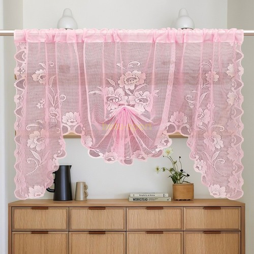 2pcs lace window - lace, curtains