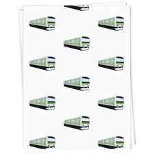 Japanese train gift wrap - train',