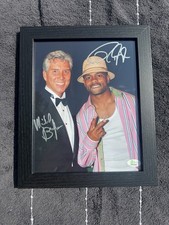 ROY JONES JR. & MICHAEL BUFFER Dual Signed Autograph 8x10 Framed PHOTO JSA CERT