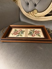 Vintage Serving Tray Tiled