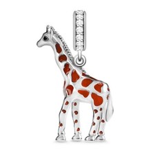 💖 Giraffe Charm Genuine 925