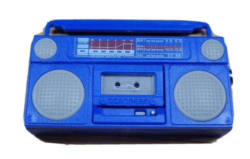 Scale boombox radio w - rc,