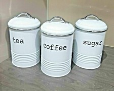 Retro Tea Coffee Sugar Kitchen