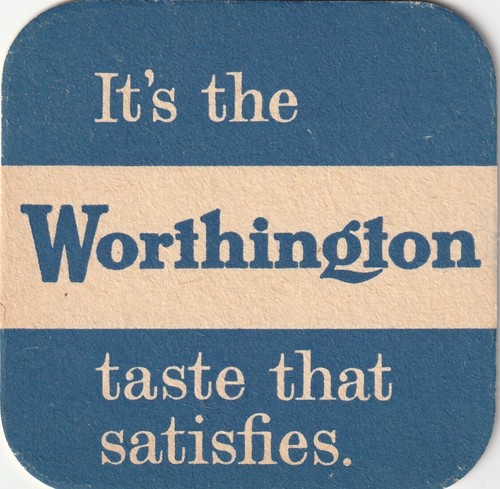 Beer mat worthington brewery - mat,