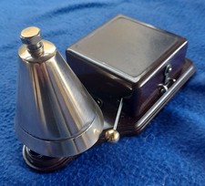 VINTAGE ORIGINAL ELECTRIC BAKELITE & BRASS DOOR ALARM BUTLER BELL