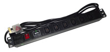 6 way SURGE PROTECTED IEC C13