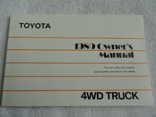 1989 4wd truck owner - 1989, owner's
