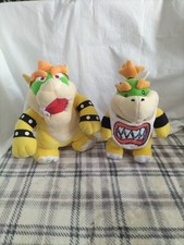 Nintendo Super Mario Bowser Plush X 2 Bowser Jr