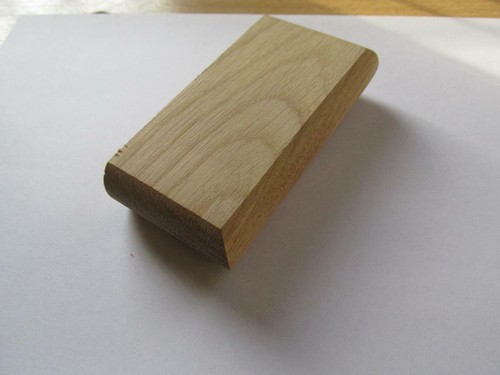 Stair newel post - stair, flat