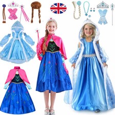Girls Anna Elsa Princess