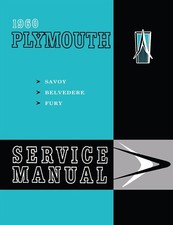 1960 Plymouth Service Manual -