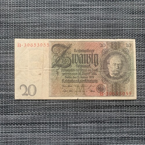 Germany mark banknote - germany, 20