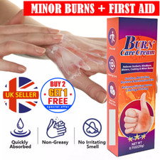 New Burn Scald Cream Skin Repair Anti-Infection Wound Plaster Herb First Aid UK