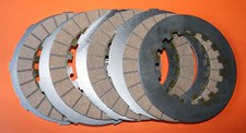 9 X SET 04-3191 NORTON AJS MATCHLESS AMC FRICTION & STEEL CLUTCH PLATES 1959-