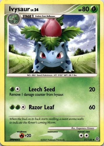 Ivysaur 132 secret wonders - secret,