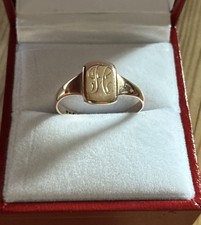 Antique 9ct Rose Gold Signet