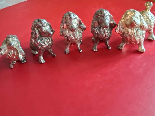 Collection vintage pewter - 5,