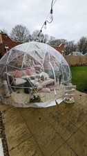Igloo Bio Dome Pod Garden Dining Area