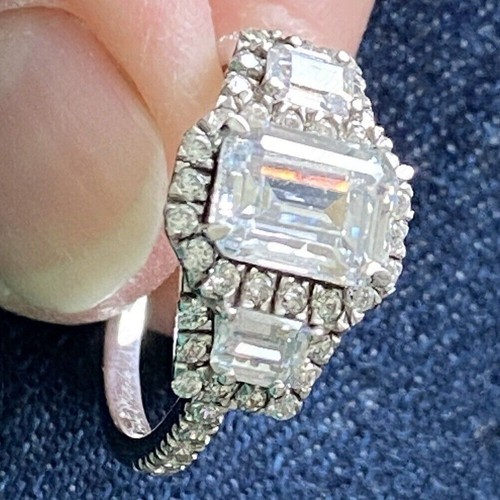 98ctw emerald moissanite - 4.98ctw,