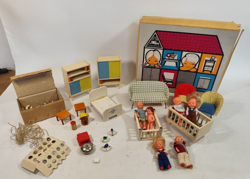 Lot dollhouse living room - living,