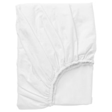 Fitted sheet White (DVALA IKEA)