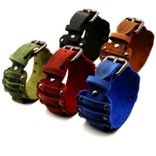 22mm 24mm Leather Bund Watch