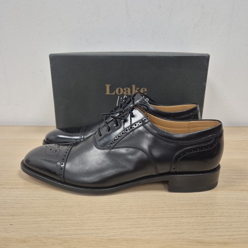 Loake woodstock leather oxford - leather,