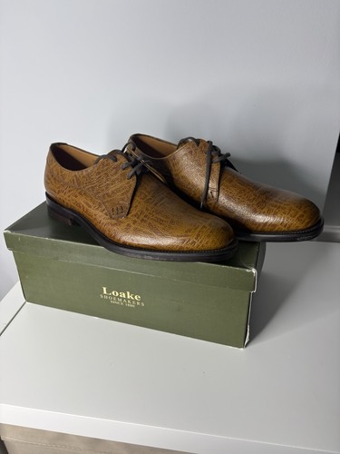 Loake men brown leather - bn,