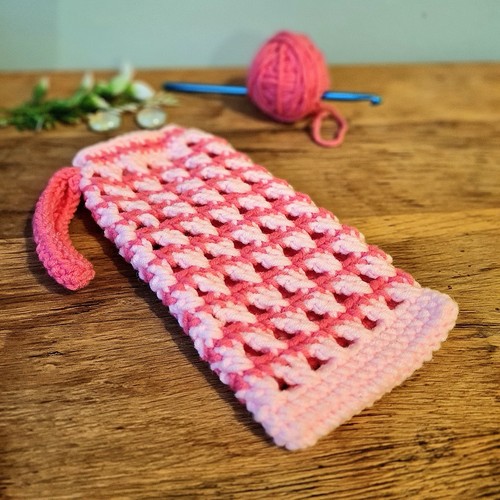 Handmade crochet phone - crochet, case