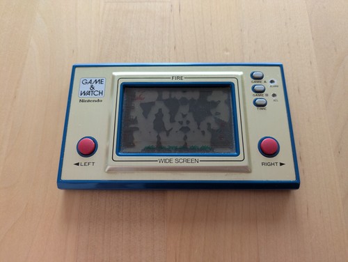 Nintendo game watch - &, "fire"