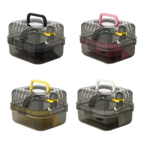 Hamster cage habitat with - hamster,