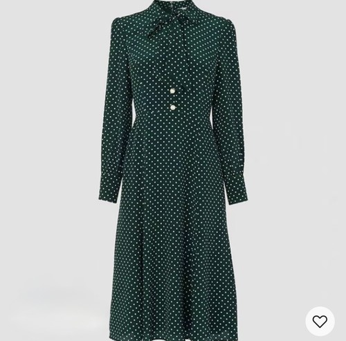 Bennett green polka dot - bennett,