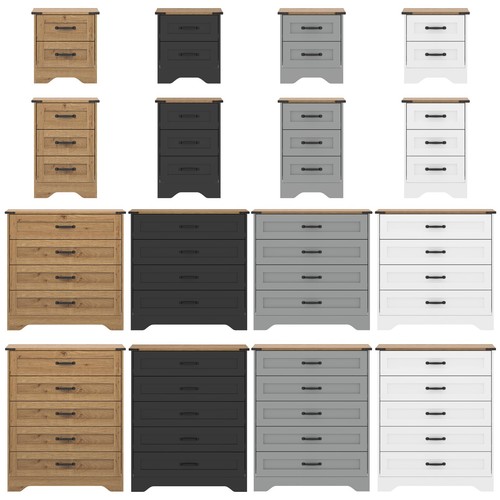 Panelled chest of - 4,
