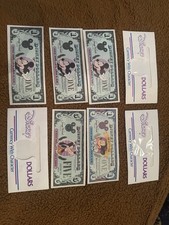 Disney Dollars Currency Notes
