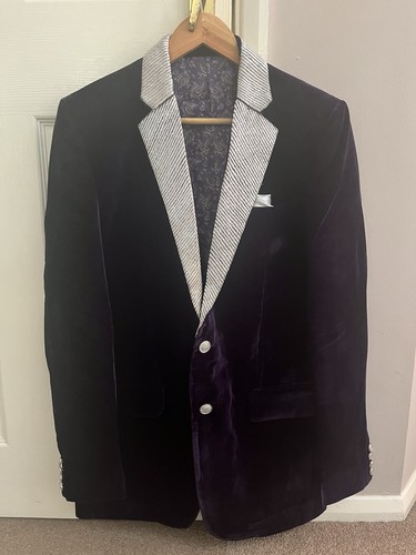 Velvet suit jacket - blazer, men