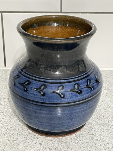 Blue brown patterned - brown,