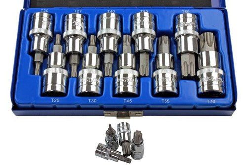 10pc drive male torx - male,