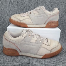 Reebok Trainers Womens UK 6 EUR 39  Workout Lo Plus Sand Lace Up Designer Shoes