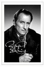 PETER CUSHING Signed Autograph