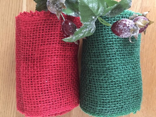 Green hessian metre - 5, roll