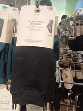 primark velvet plush leggings black 