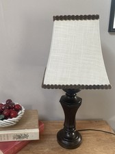 Wooden Table Lamp & Shade