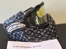 JT Proshield Paintball Mask - Custom designer LV    Mask by Cree8 custom designs