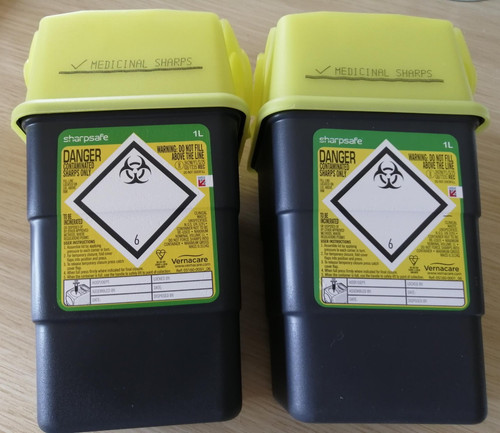 Sharpsafe bins for safe - bins,