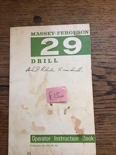 Massey ferguson drill - ferguson, 29