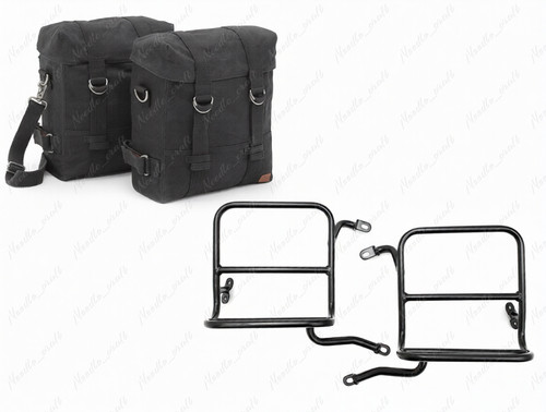 Military pannier set - pannier, set+black