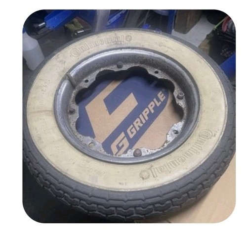 Lambretta wheel and whitewall - and,