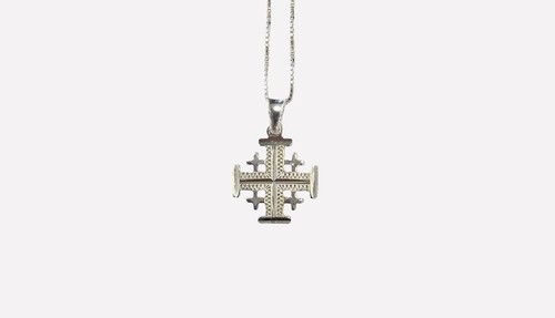 Jerusalem silver cross - cross, and