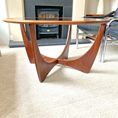 Plan teak glass coffee - glass,