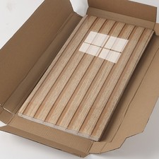 10PCS 3D Tile Wallpaper Wooden Wall Sticker Self-adhesive Waterproof Foam Panel=